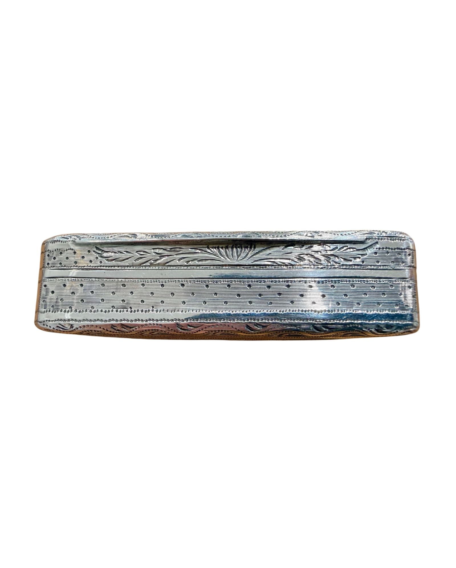 George III Sterling Silver Snuff Box. London 1801.