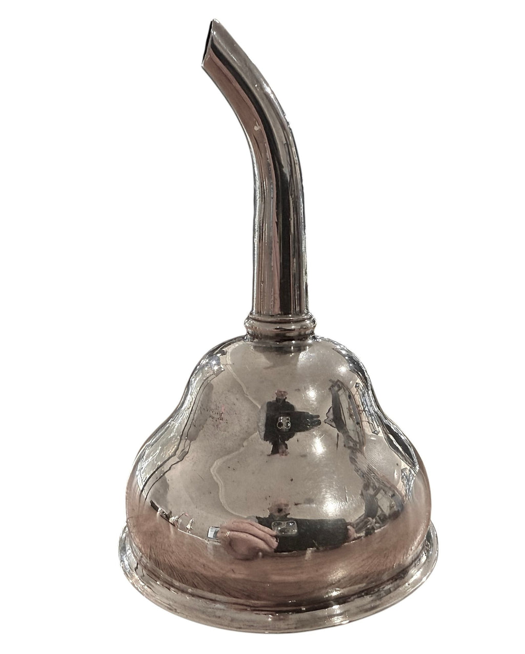 Irish George III Sterling Silver Wine Funnel, Dublin, 1780.