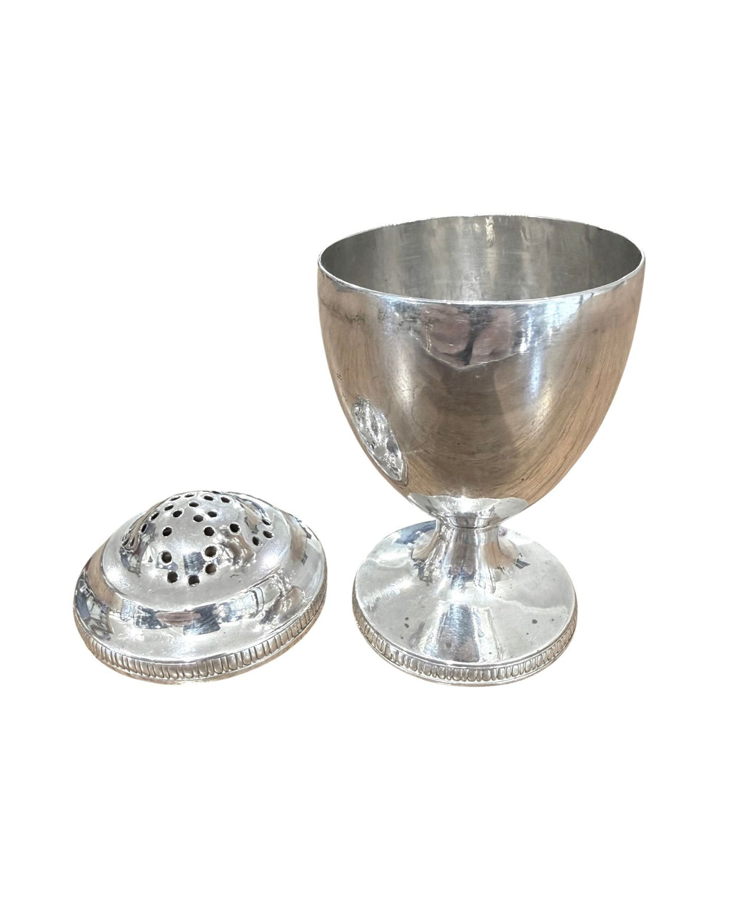Scottish George III Sterling Silver Pepper, Glasgow c.1820.