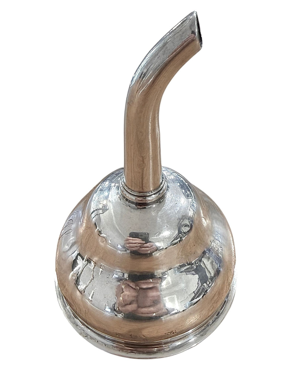 Irish George III Sterling Silver Wine Funnel, Dublin, 1780.