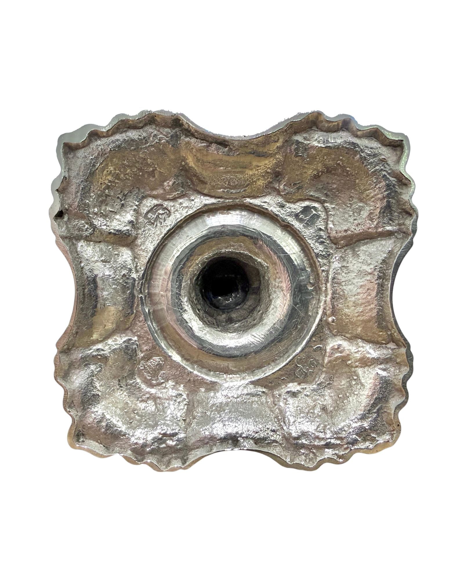 George II Sterling Silver Taperstick, London, 1752.