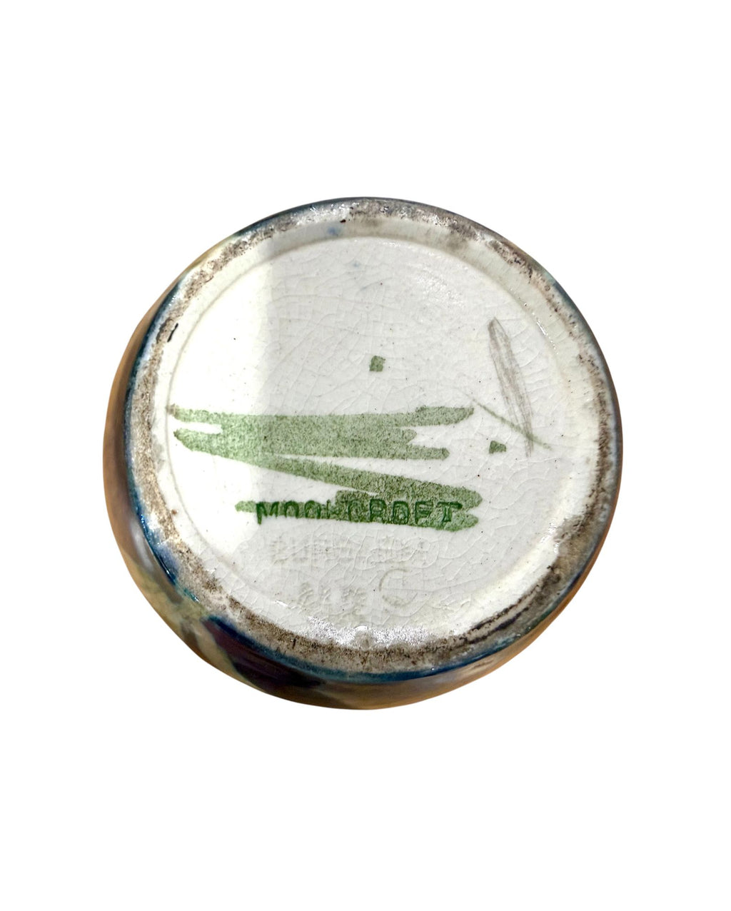 Late Florian Ware MOORCROFT Miniature Vase, William Moorcroft, c.1920s.