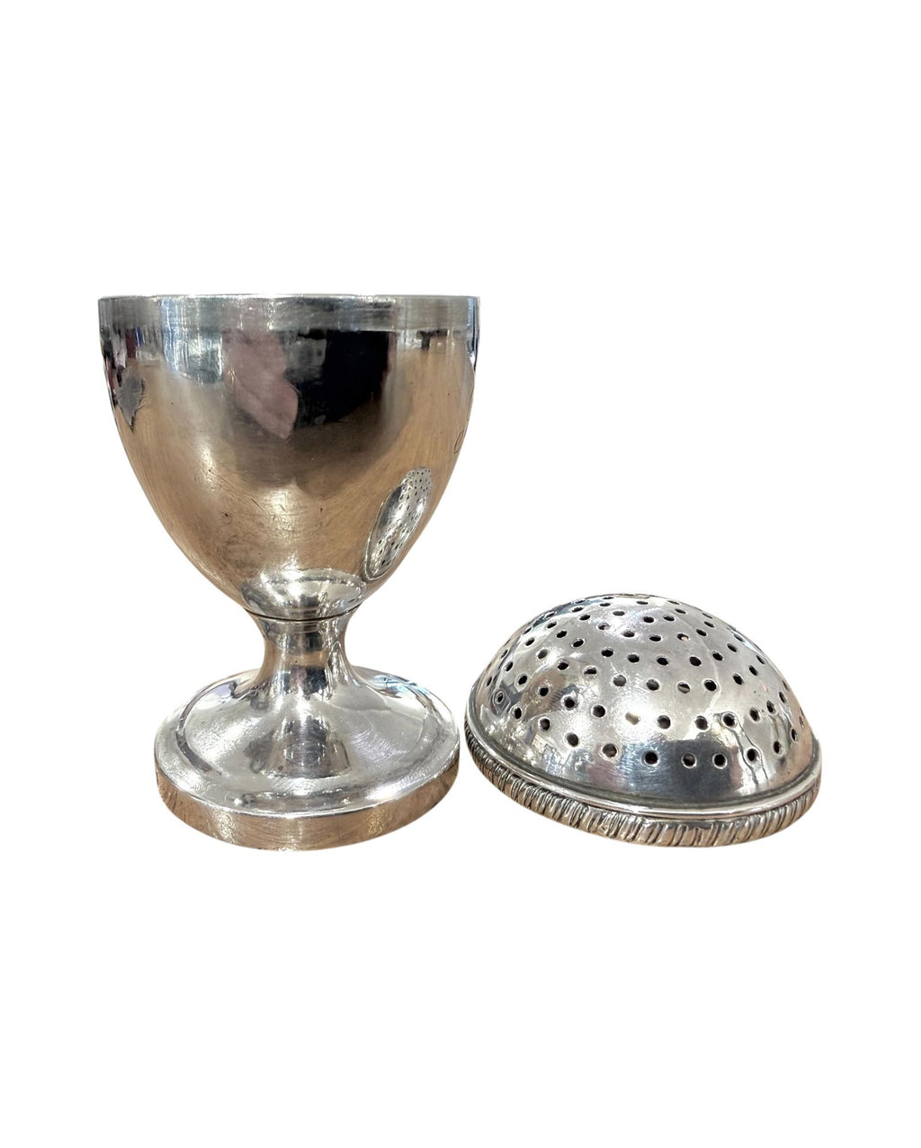Scottish Provincial Sterling Silver George III Pepper, c.1800-20.