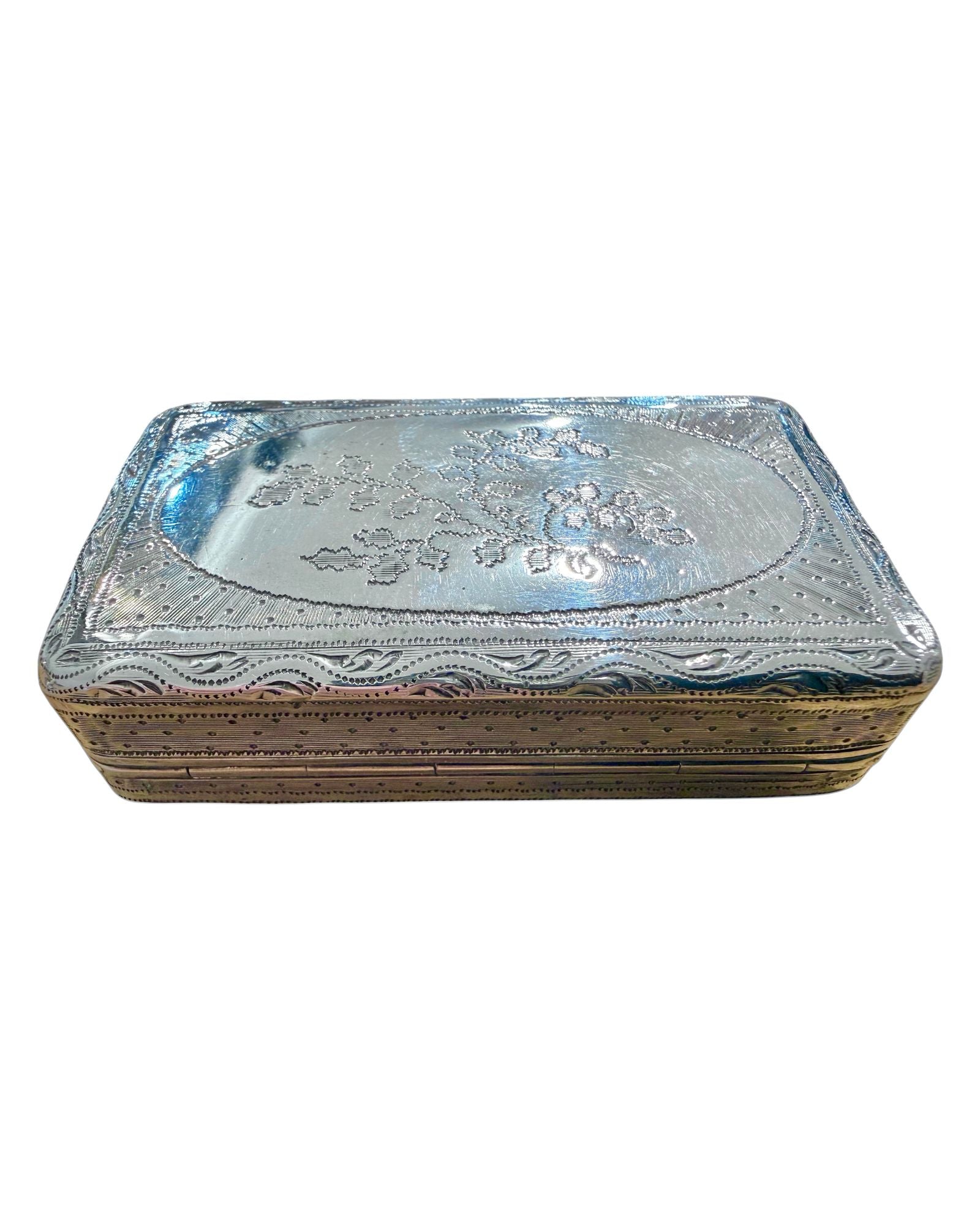 George III Sterling Silver Snuff Box. London 1801.