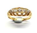 ANTIQUE 18ct Yellow Gold & 5 Stone Diamond Ring - Birmingham, 1908
