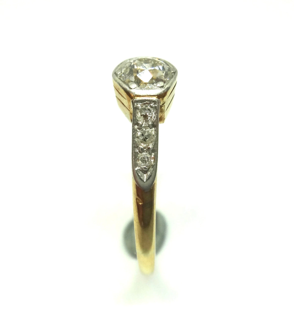 ANTIQUE 18ct Gold & Diamond Ring c.1900 - VAL $5,500