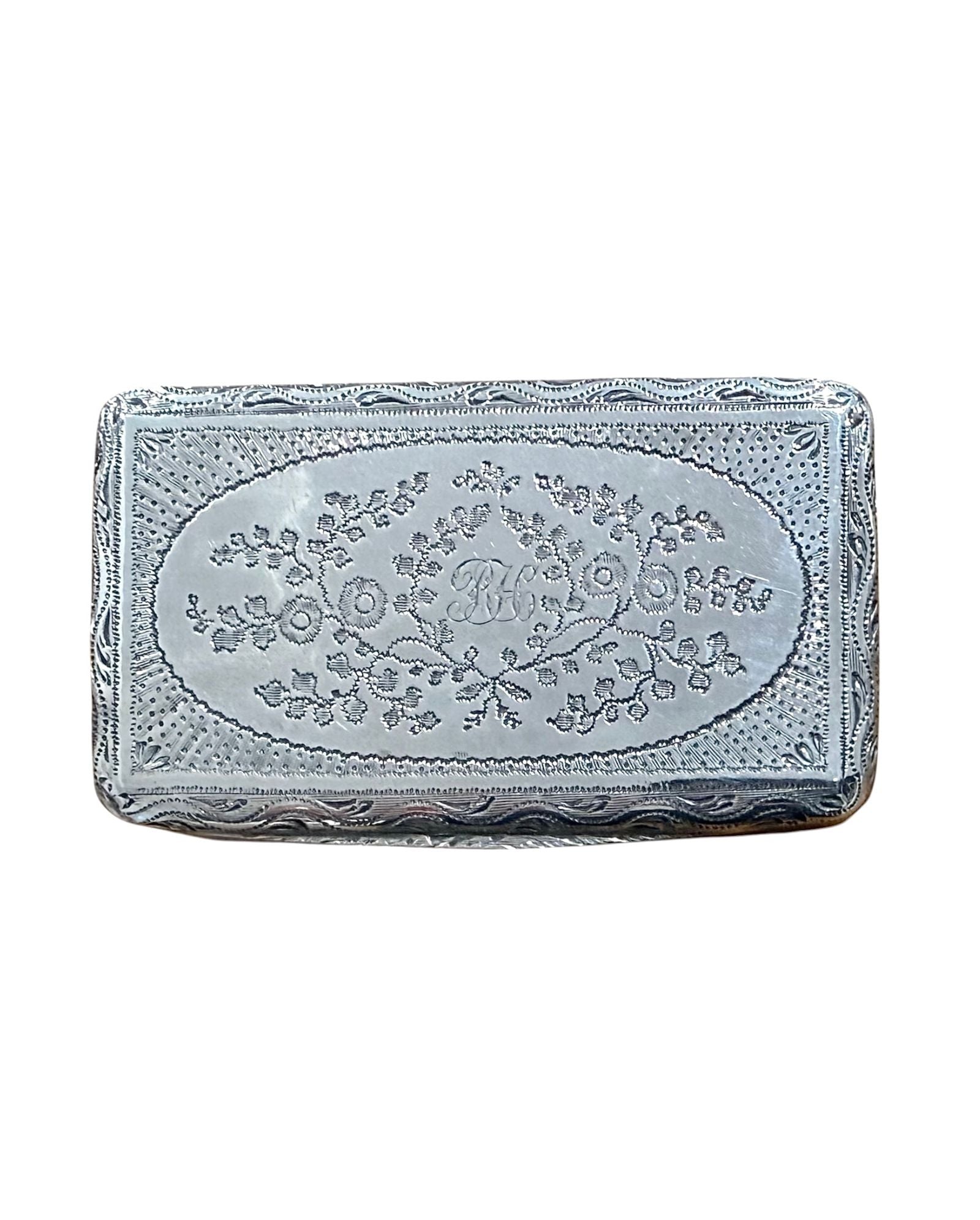 George III Sterling Silver Snuff Box. London 1801.