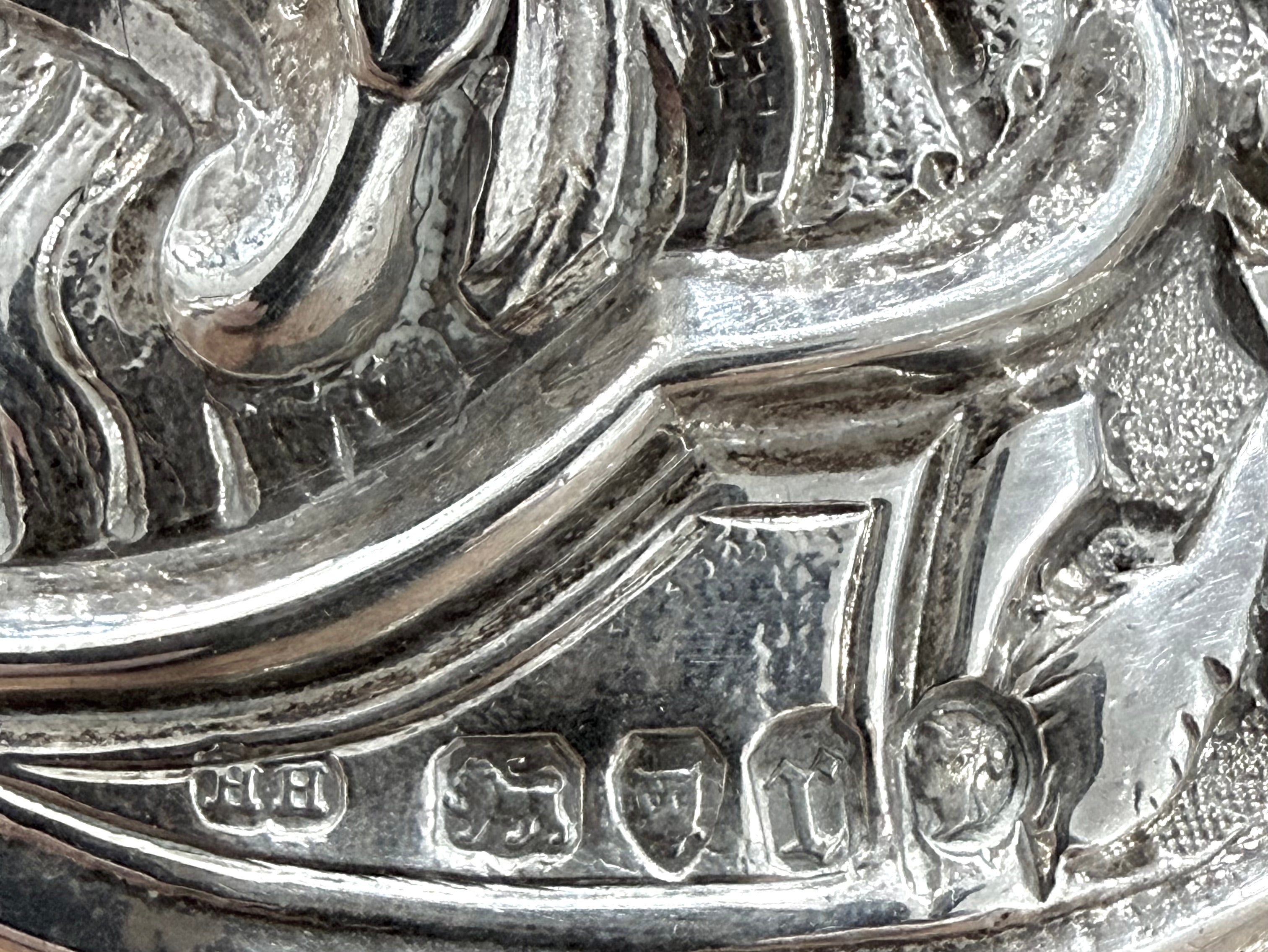 Victorian Sterling Silver Harlequin Taperstick. London 1872. Henry Holland