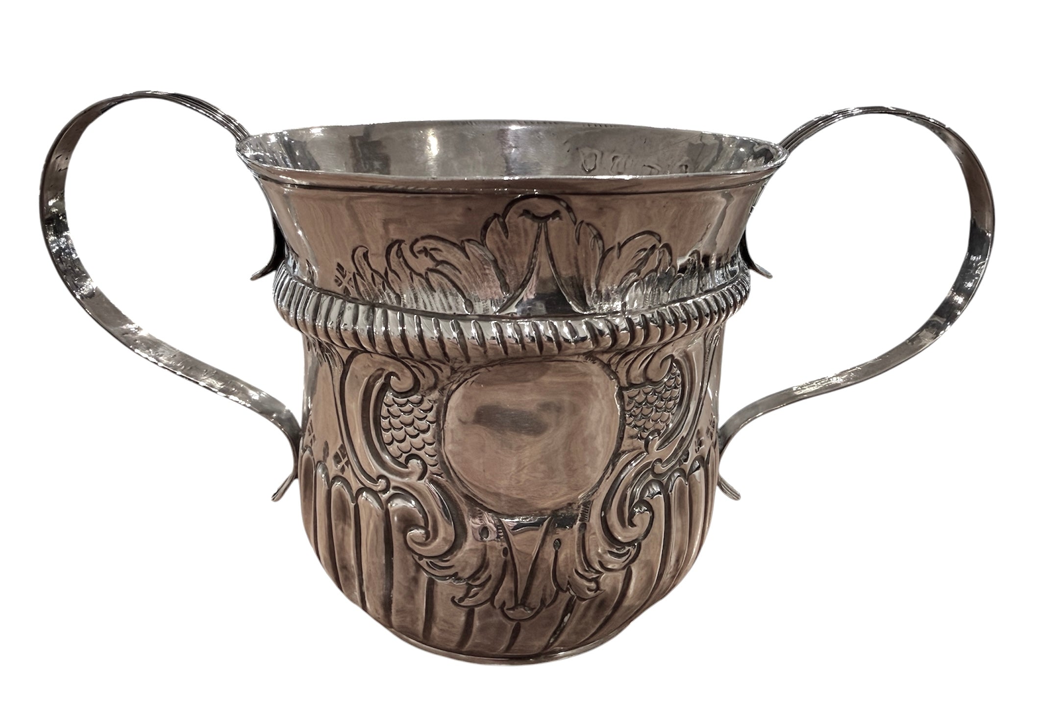 Sterling Silver George II Two Handled Cup. London 1747. Fuller White.