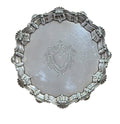 Late Victorian Sterling Silver Waiter in the Georgian Manner. Birm: 1898. Barker Brothers.