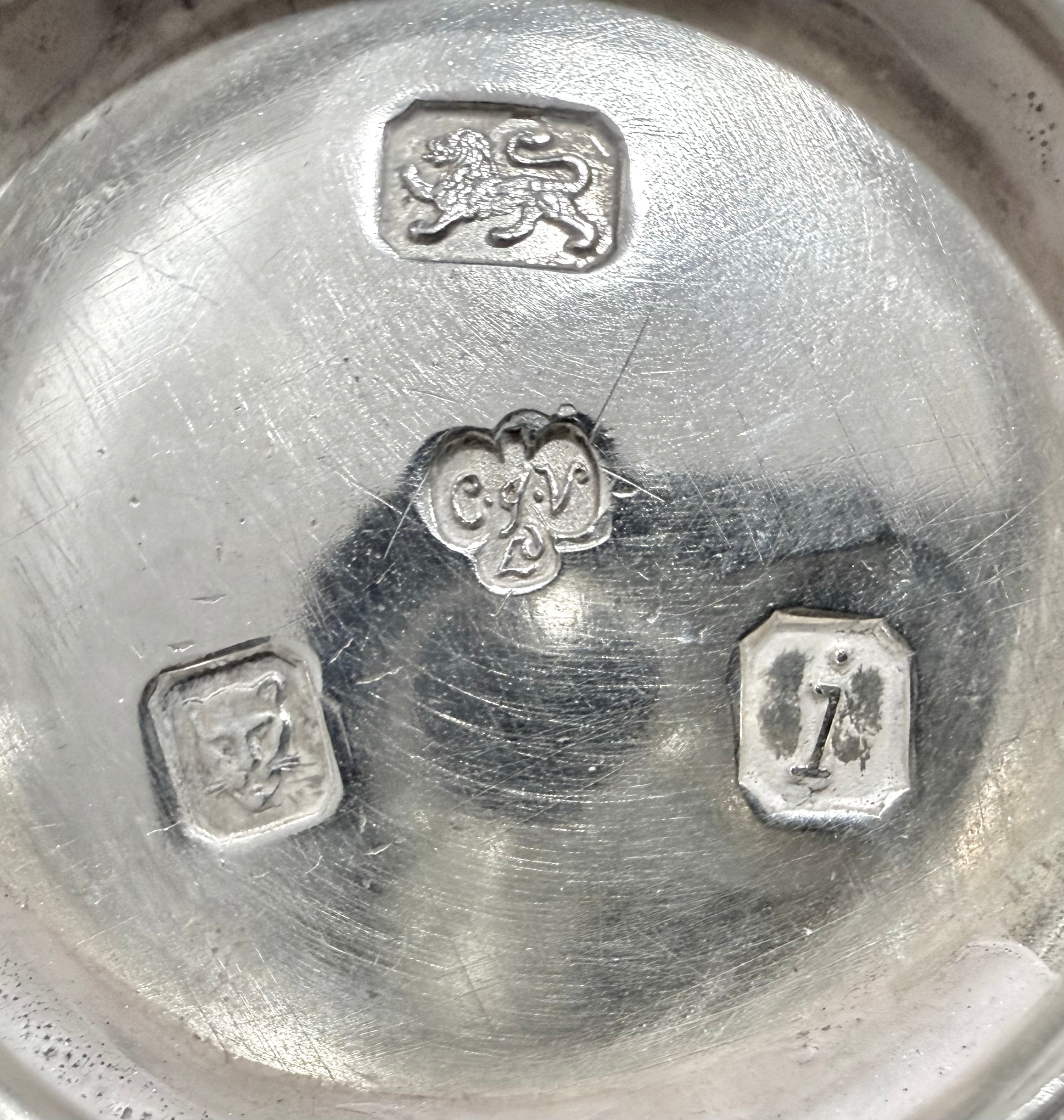Sterling Silver Muffineer, QE II. London 1964. C.J. Vander.