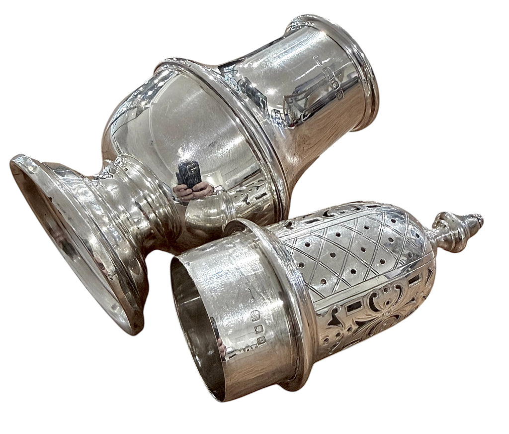 George V Sterling Silver Castor. London 1929. Maker C.E.