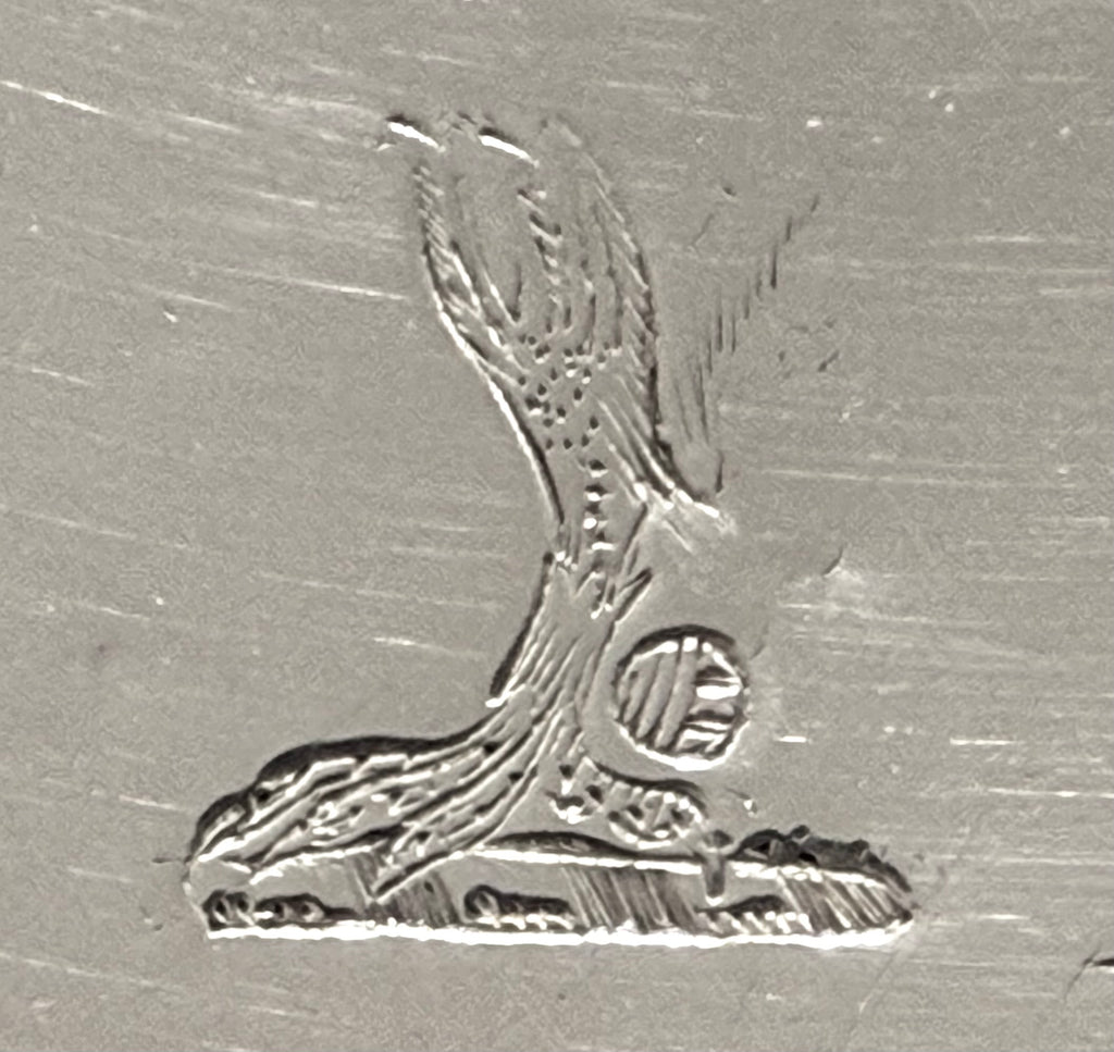Sterling Silver Waiter. London 1766. Makers: Poss. Thomas Hannam or Hammond & John Green.
