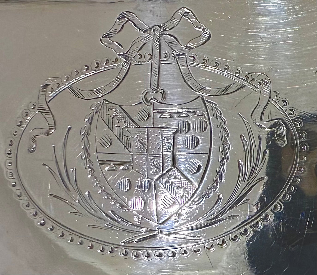 George III Sterling Silver Basket. London, 1784. Burrage Davenport.