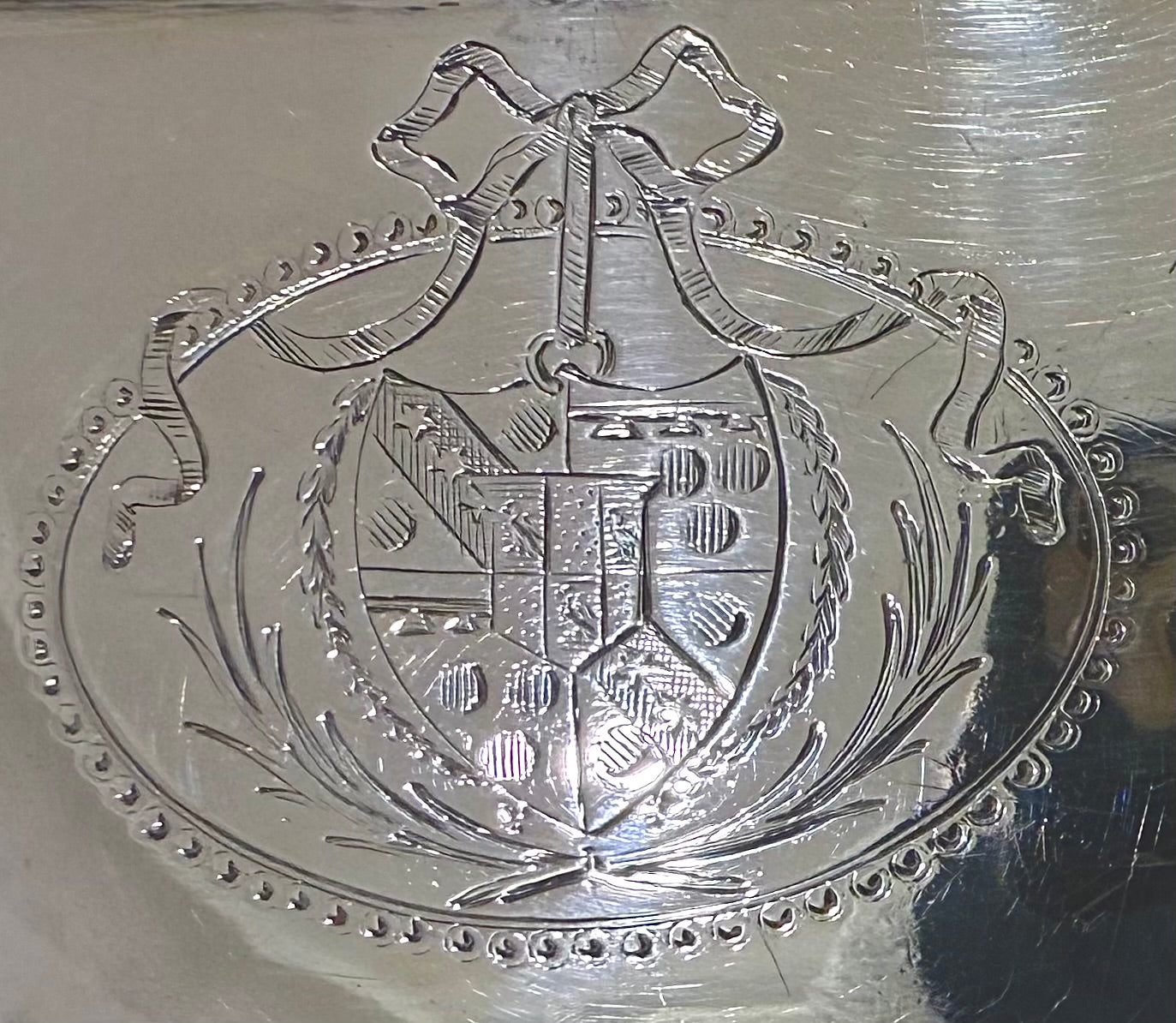 George III Sterling Silver Basket. London, 1784. Burrage Davenport.