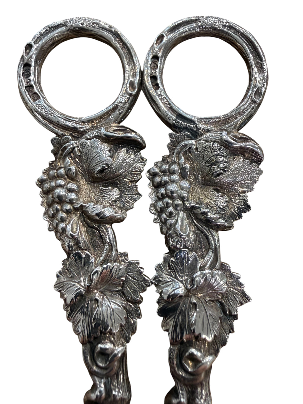 Victorian Sterling Silver Grape Shears. London 1851. George Adams.