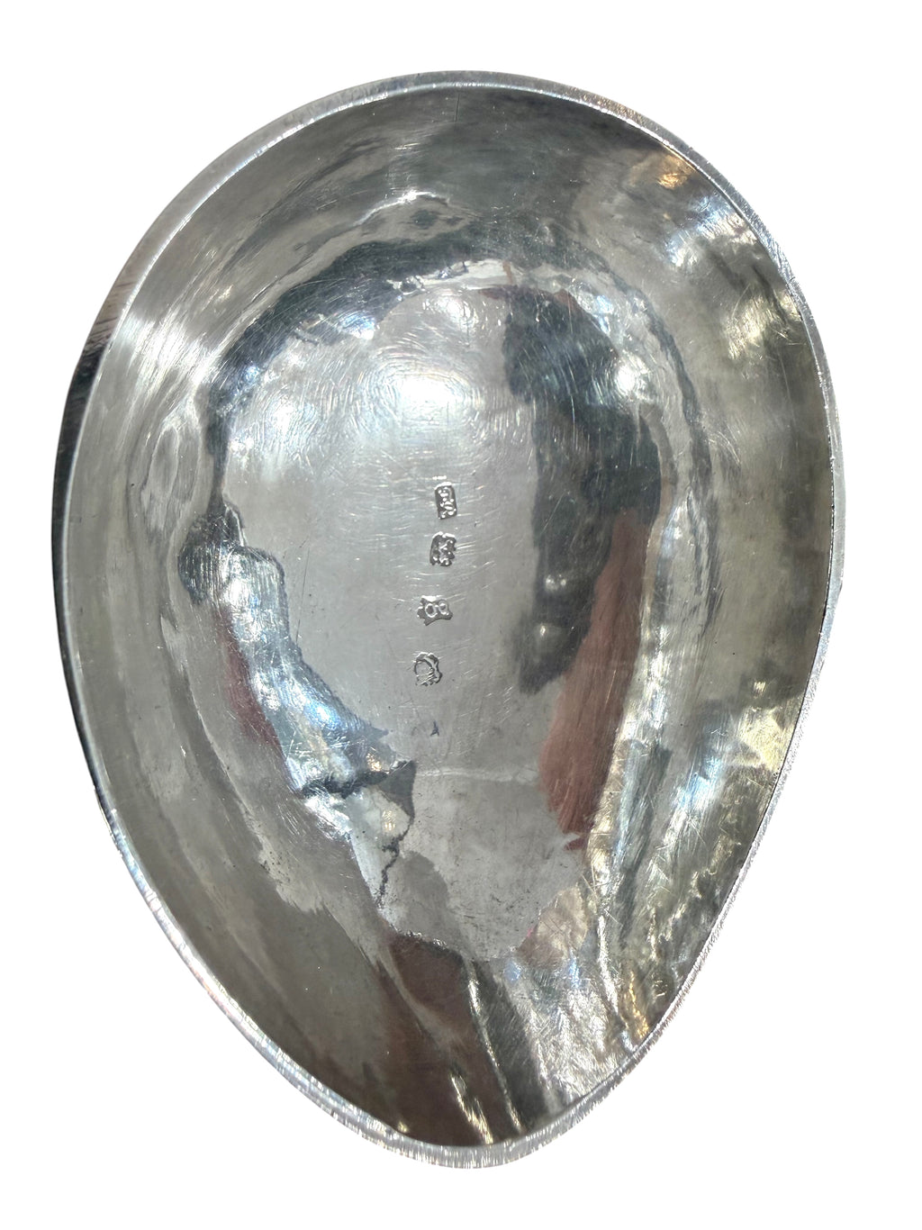 George II Sterling Silver Ladle with Turned Wooden Handles. London 1742. Thomas Rush.