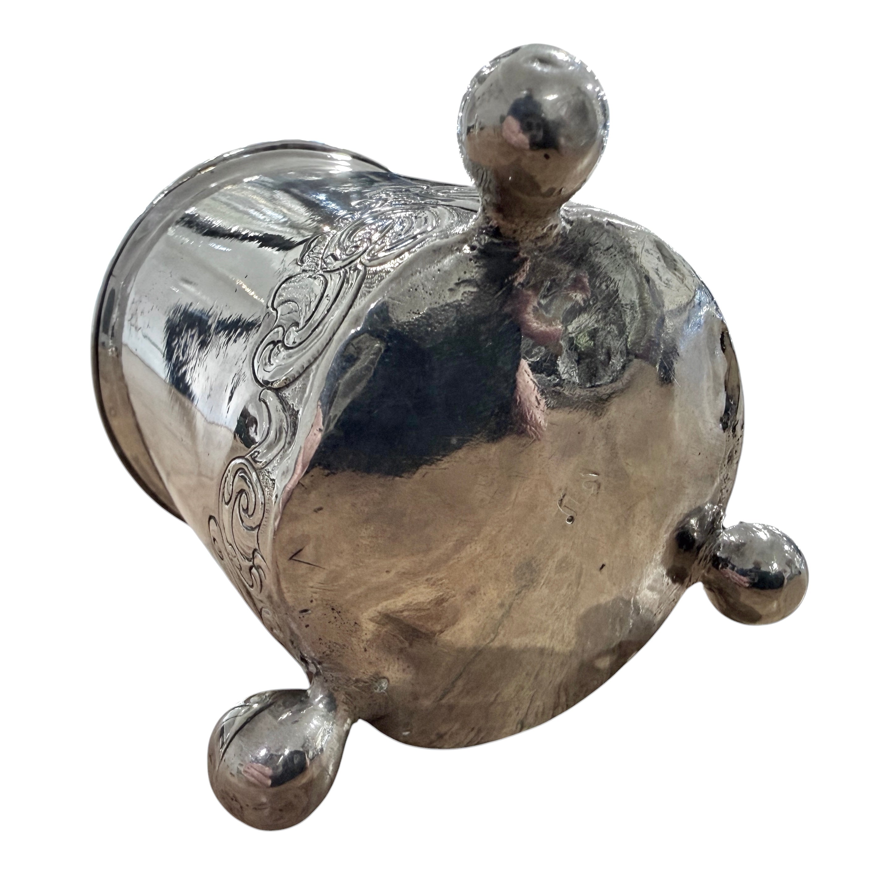 17th Century Scandinavian Silver PEG TANKARD, c, 1660s.