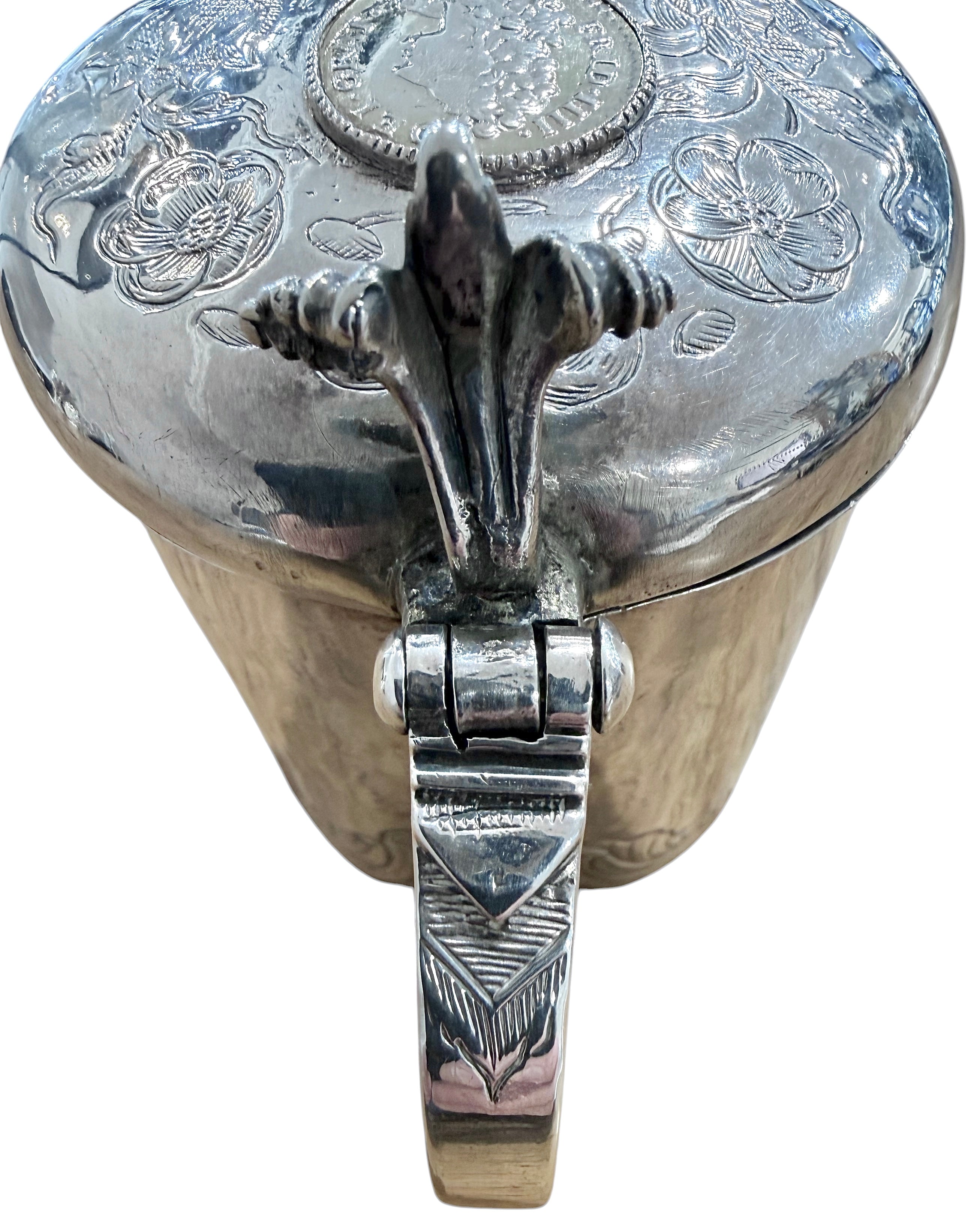 17th Century Scandinavian Silver PEG TANKARD, c, 1660s.