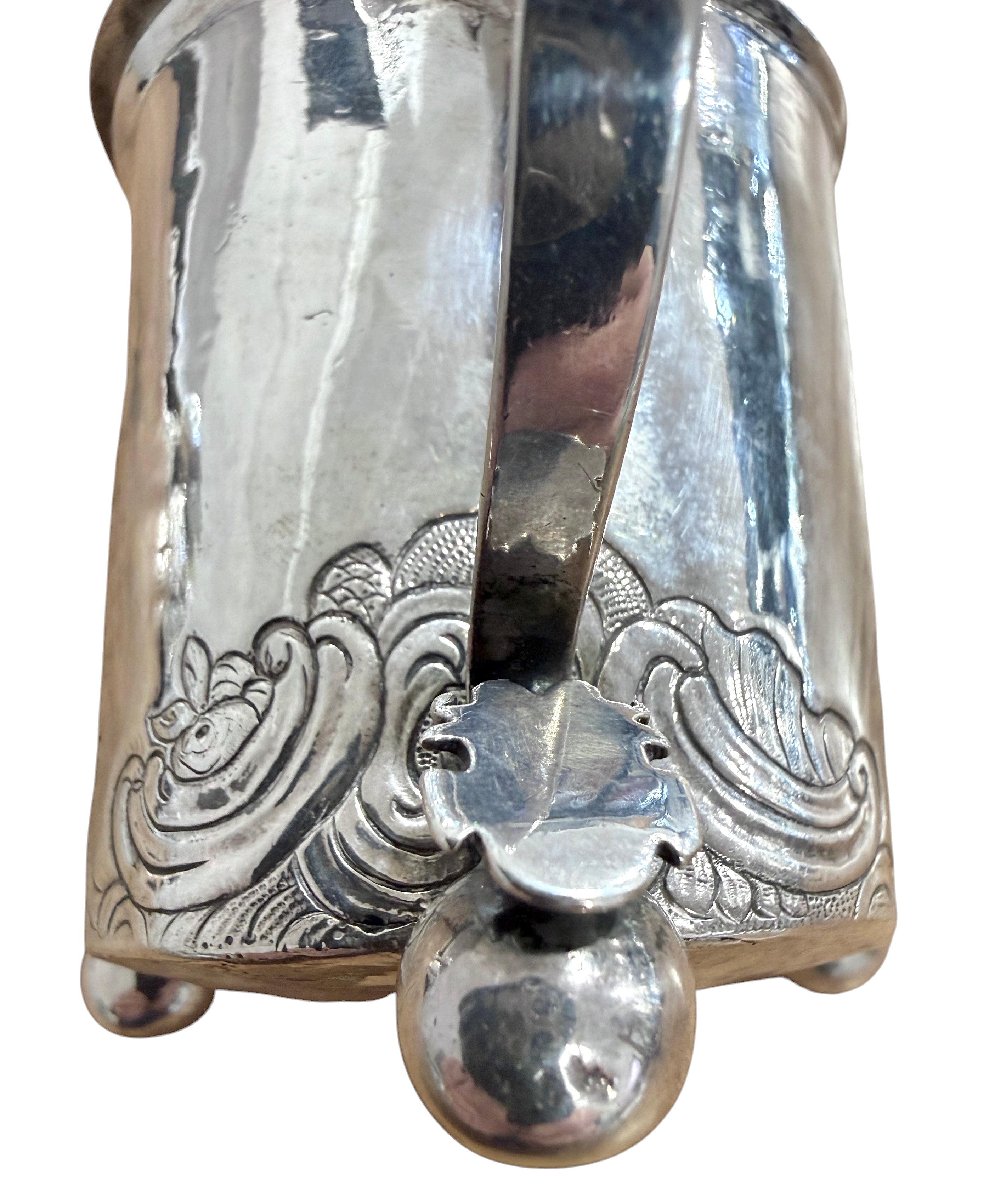 17th Century Scandinavian Silver PEG TANKARD, c, 1660s.