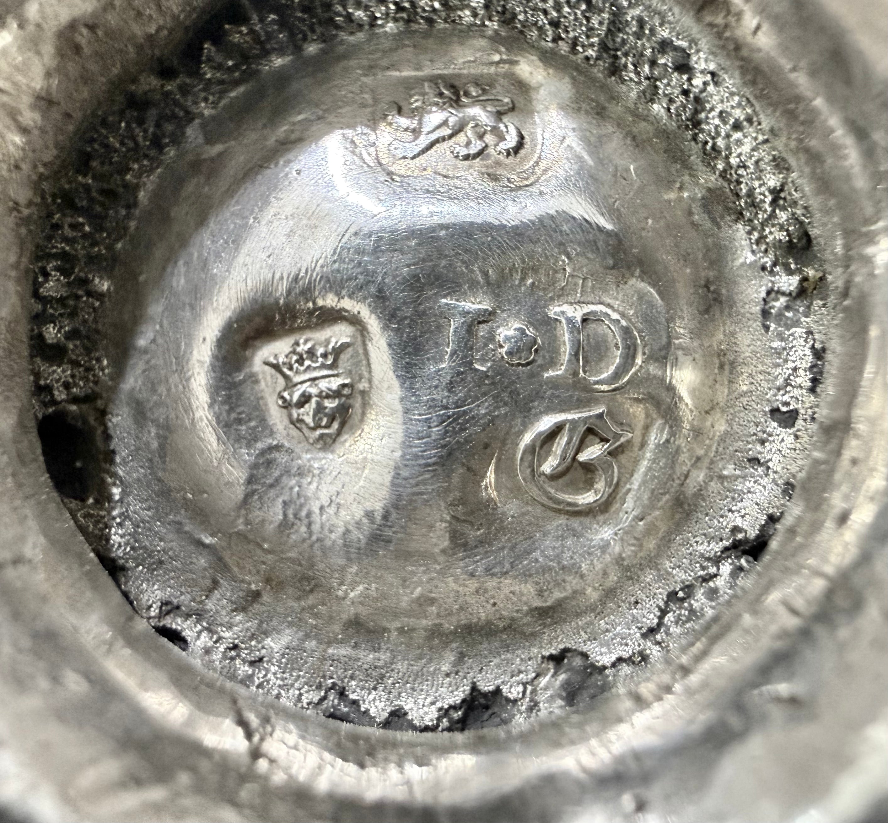 George III Sterling Silver Pepper Castor, London 1762.