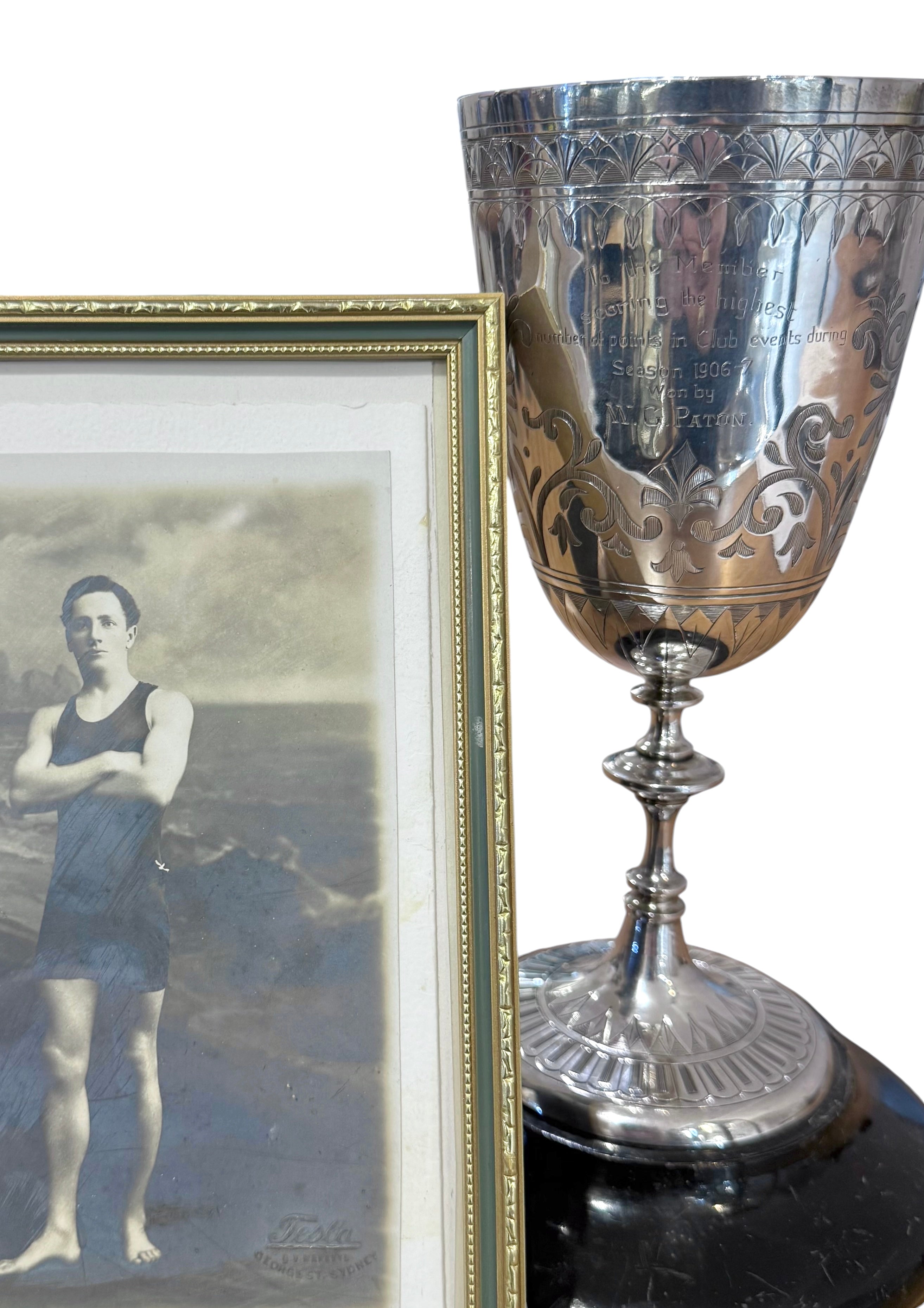 Australian Presentation Sterling Silver Goblet, London 1875.