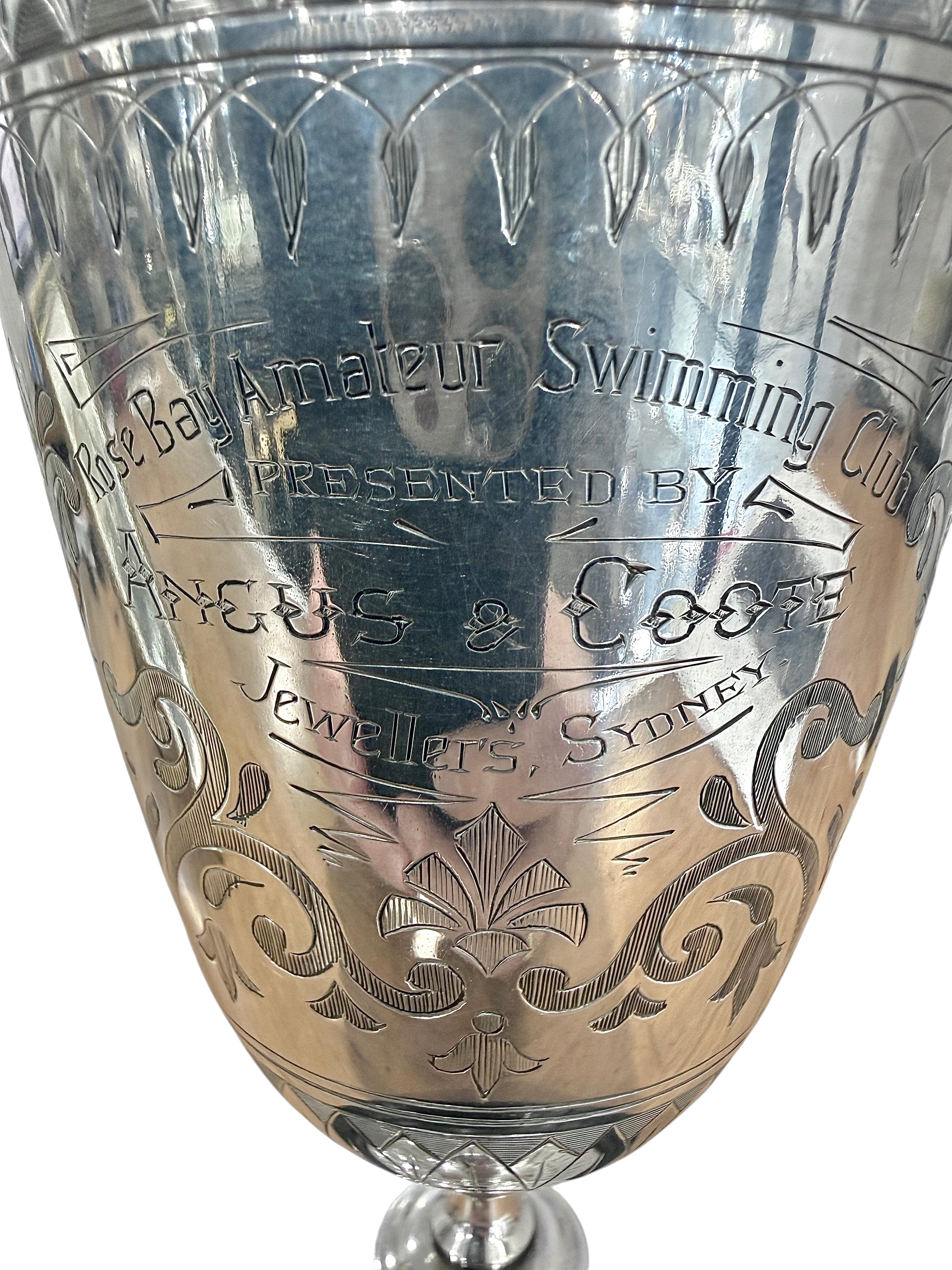 Australian Presentation Sterling Silver Goblet, London 1875.