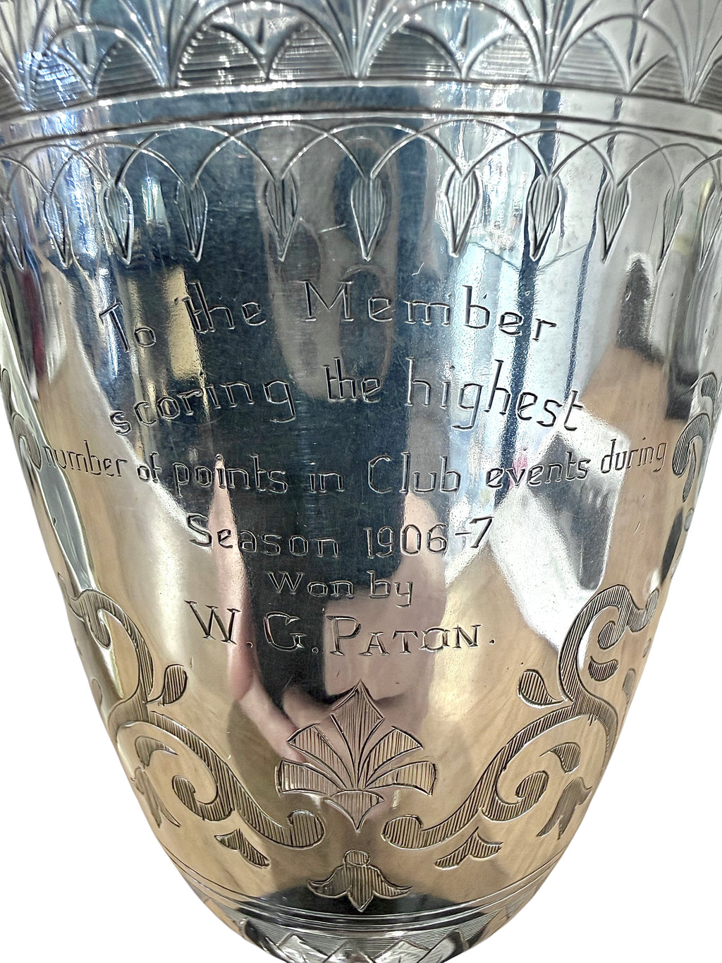 Australian Presentation Sterling Silver Goblet, London 1875.