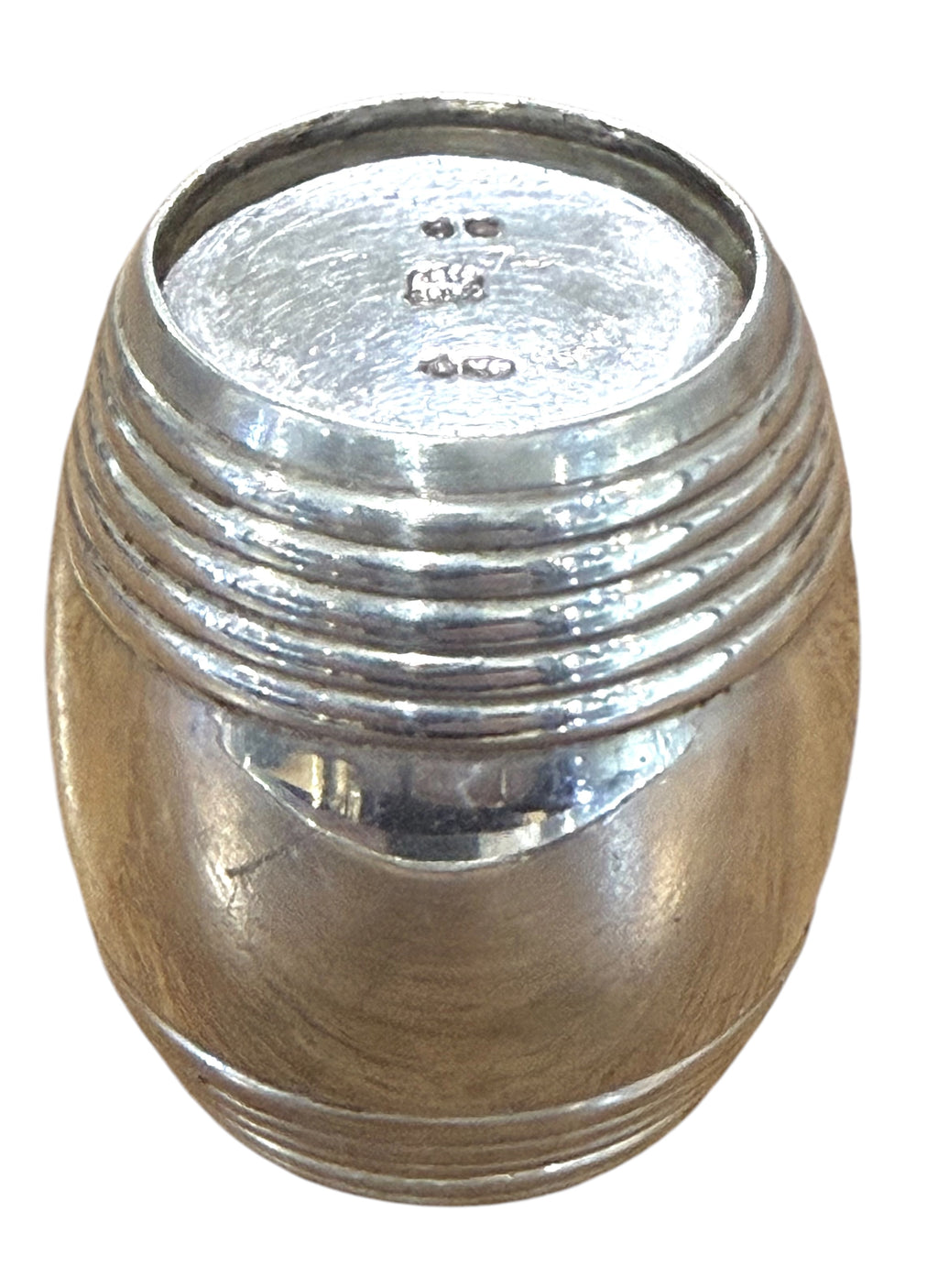 Early Victorian Sterling Silver Pounce Pot, London 1841.