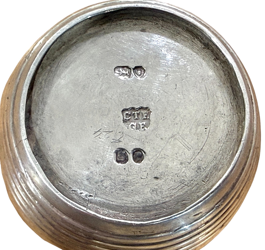 Early Victorian Sterling Silver Pounce Pot, London 1841.