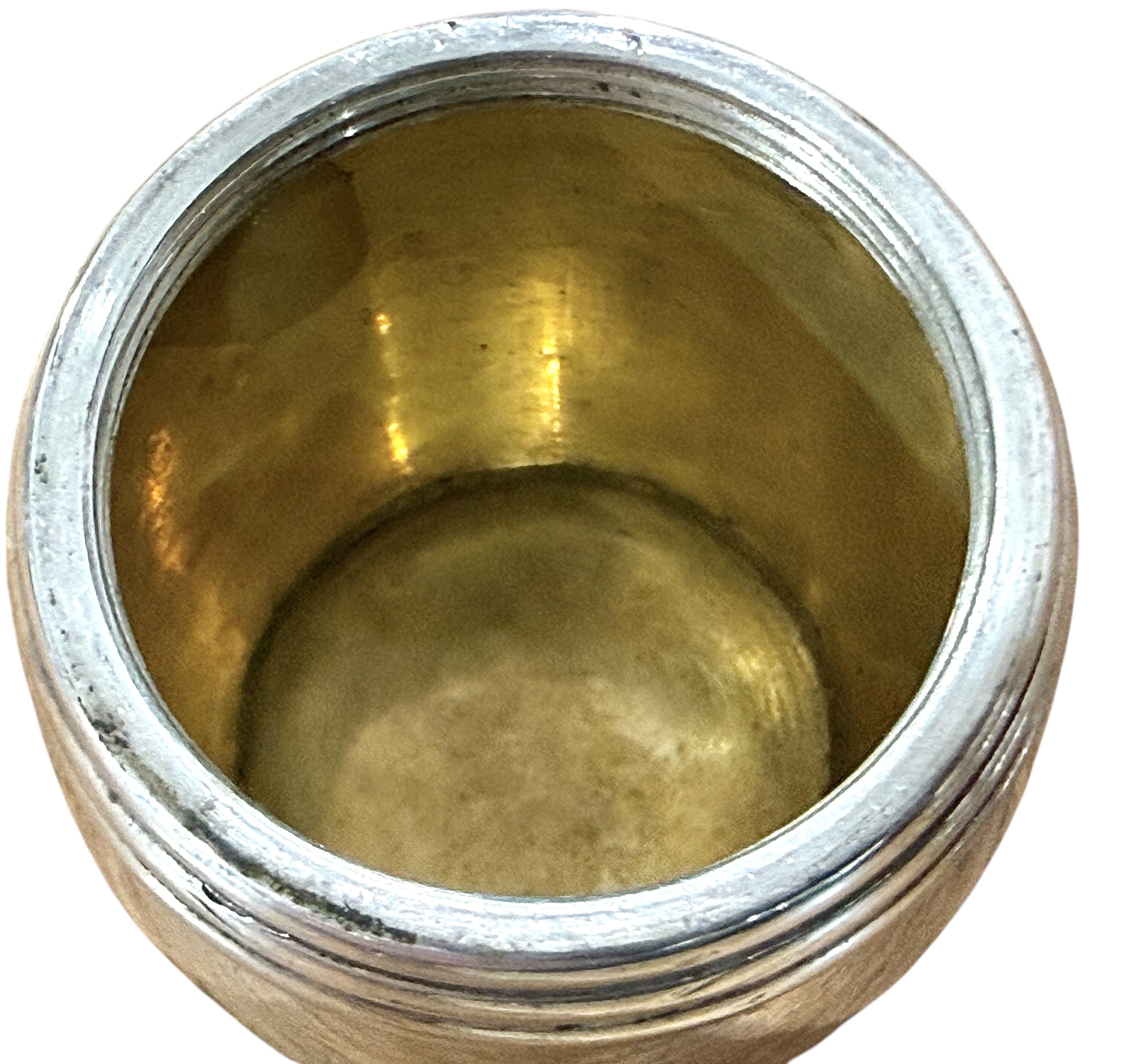 Early Victorian Sterling Silver Pounce Pot, London 1841.