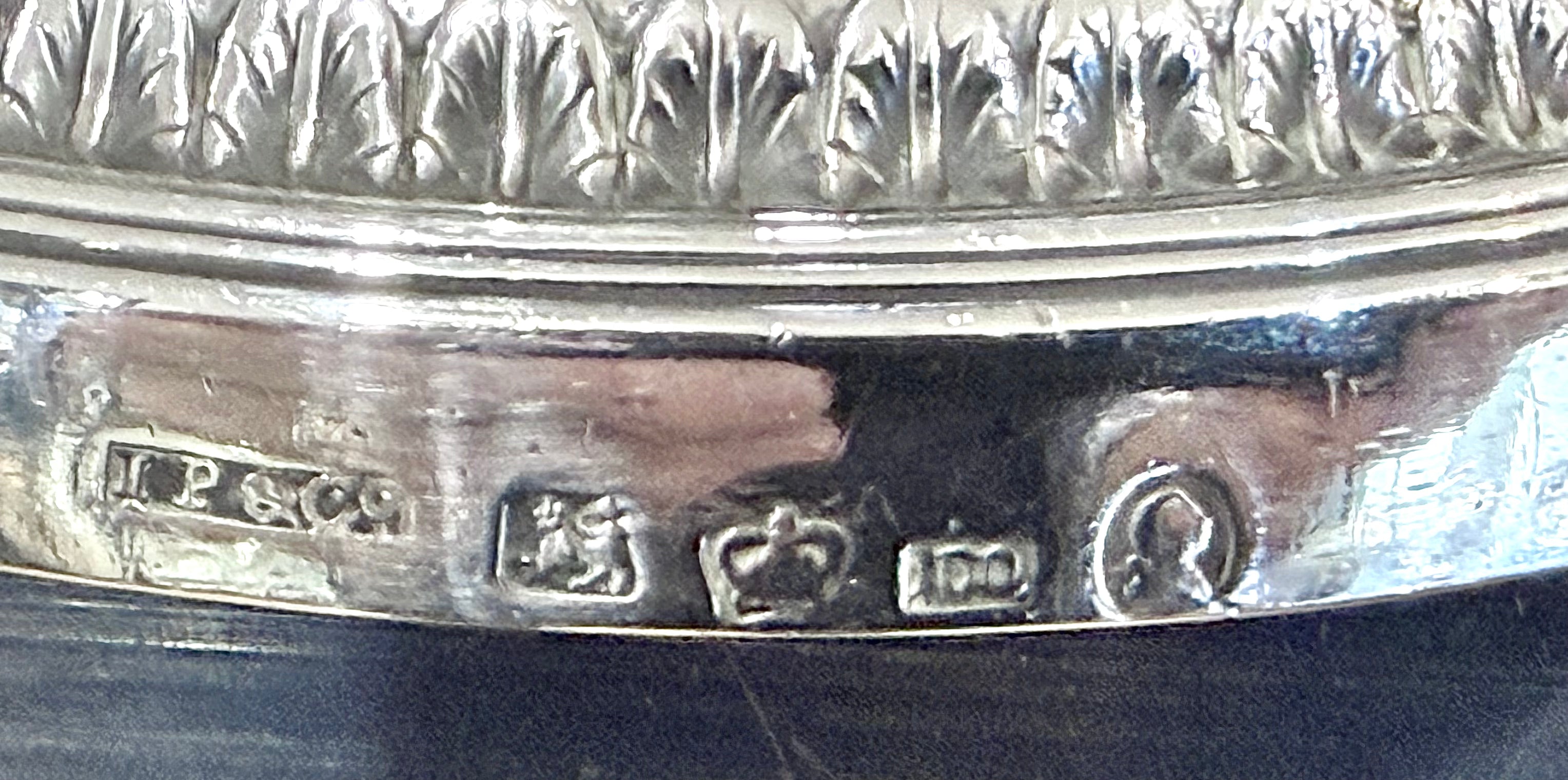 Fine Pair of Georgian Sterling Silver Candlesticks, Sheffield 1786/8