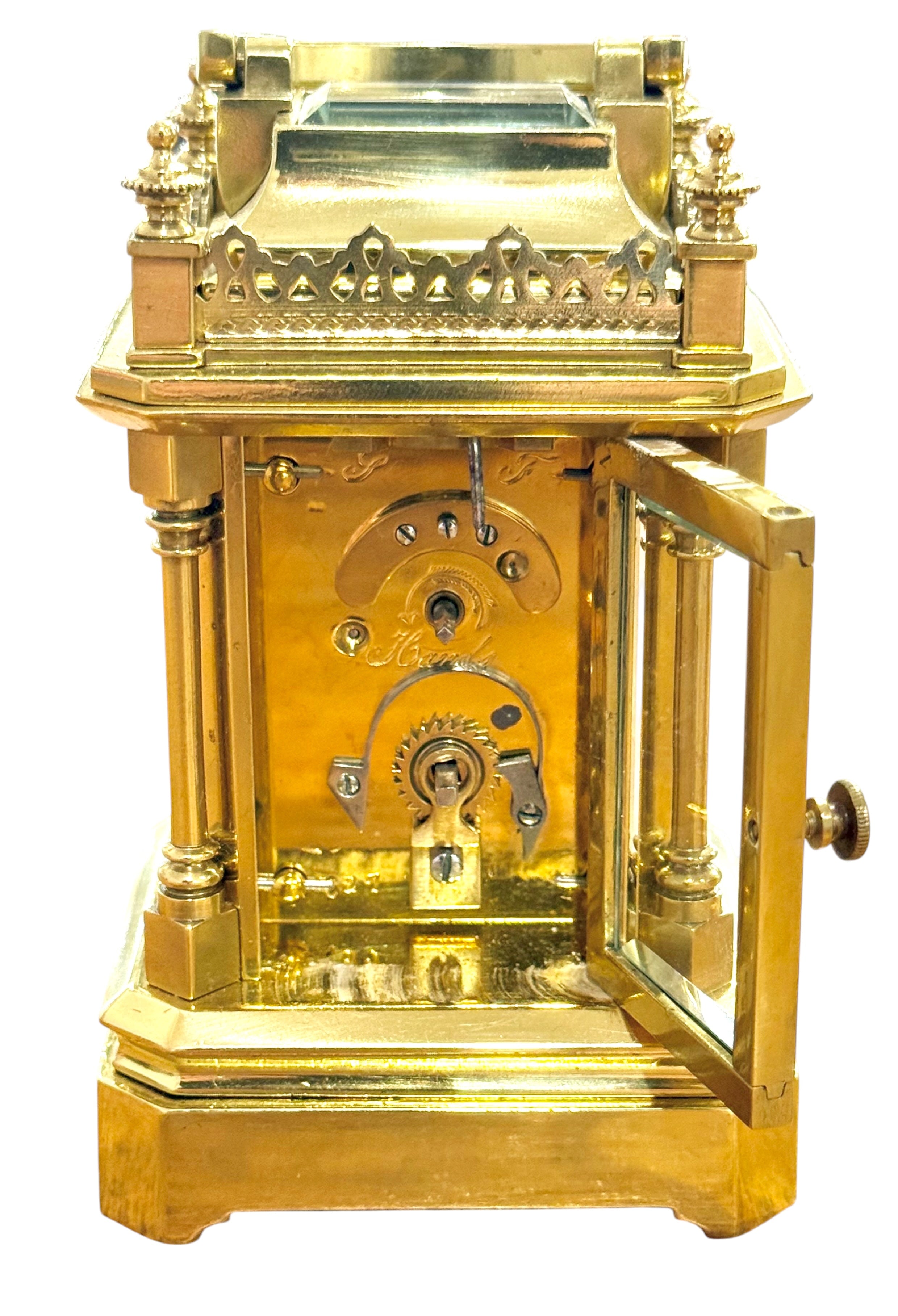 Very Fine Miniature Carriage Clock, c. 1880