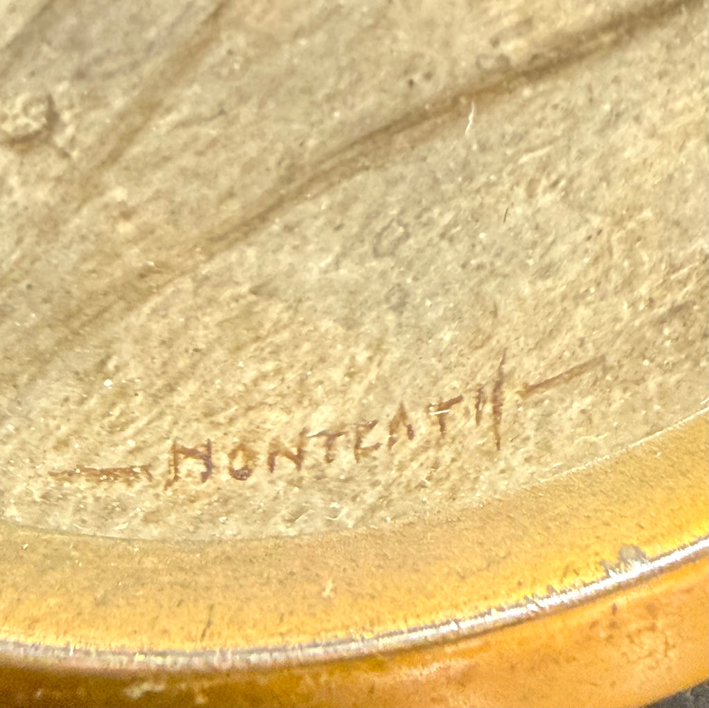 Early 20th Century Portrait Miniature, signed Monteath.