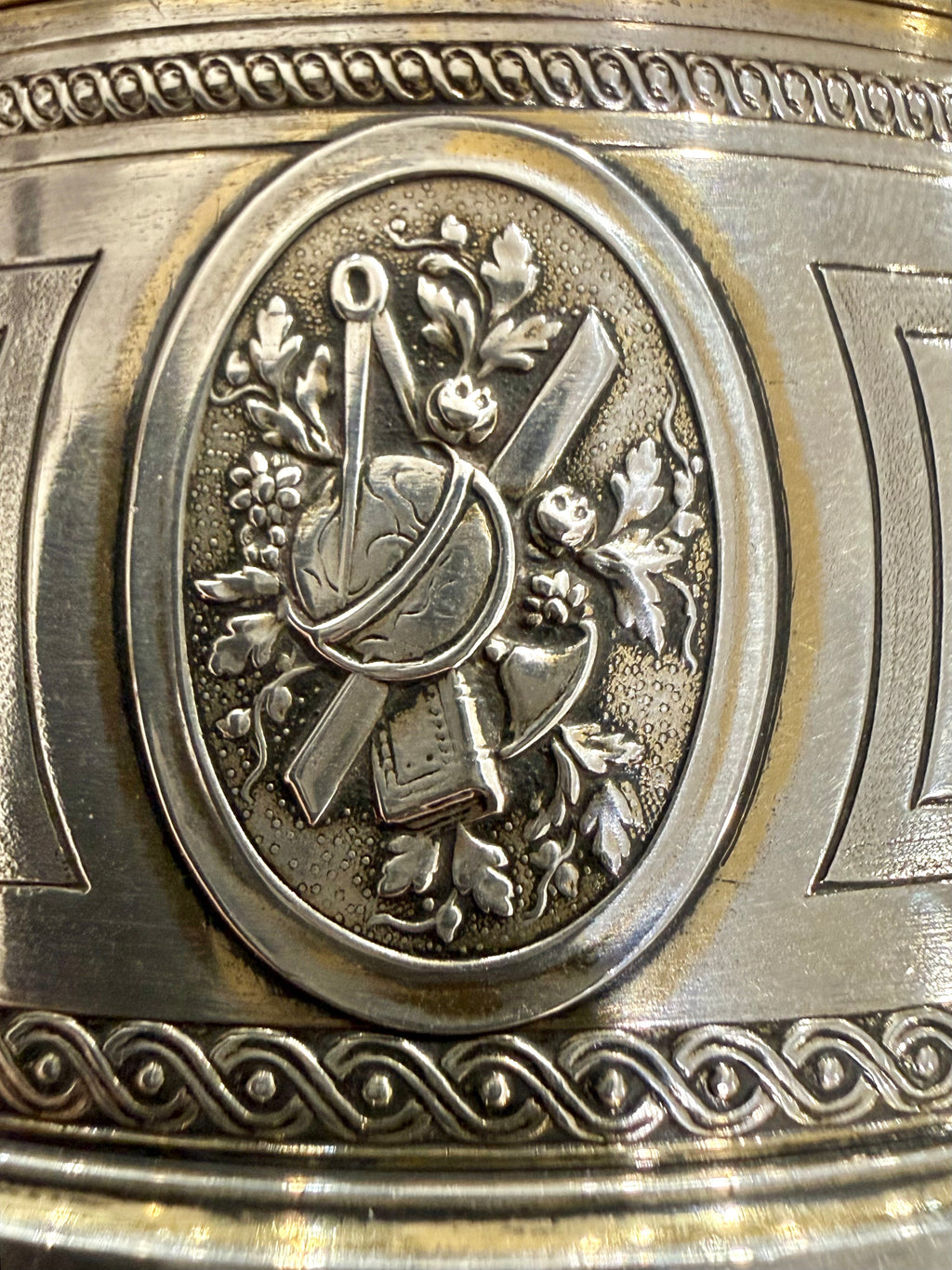 Very Fine French 19th Century Silver Gilt Box, PARIS c.1880