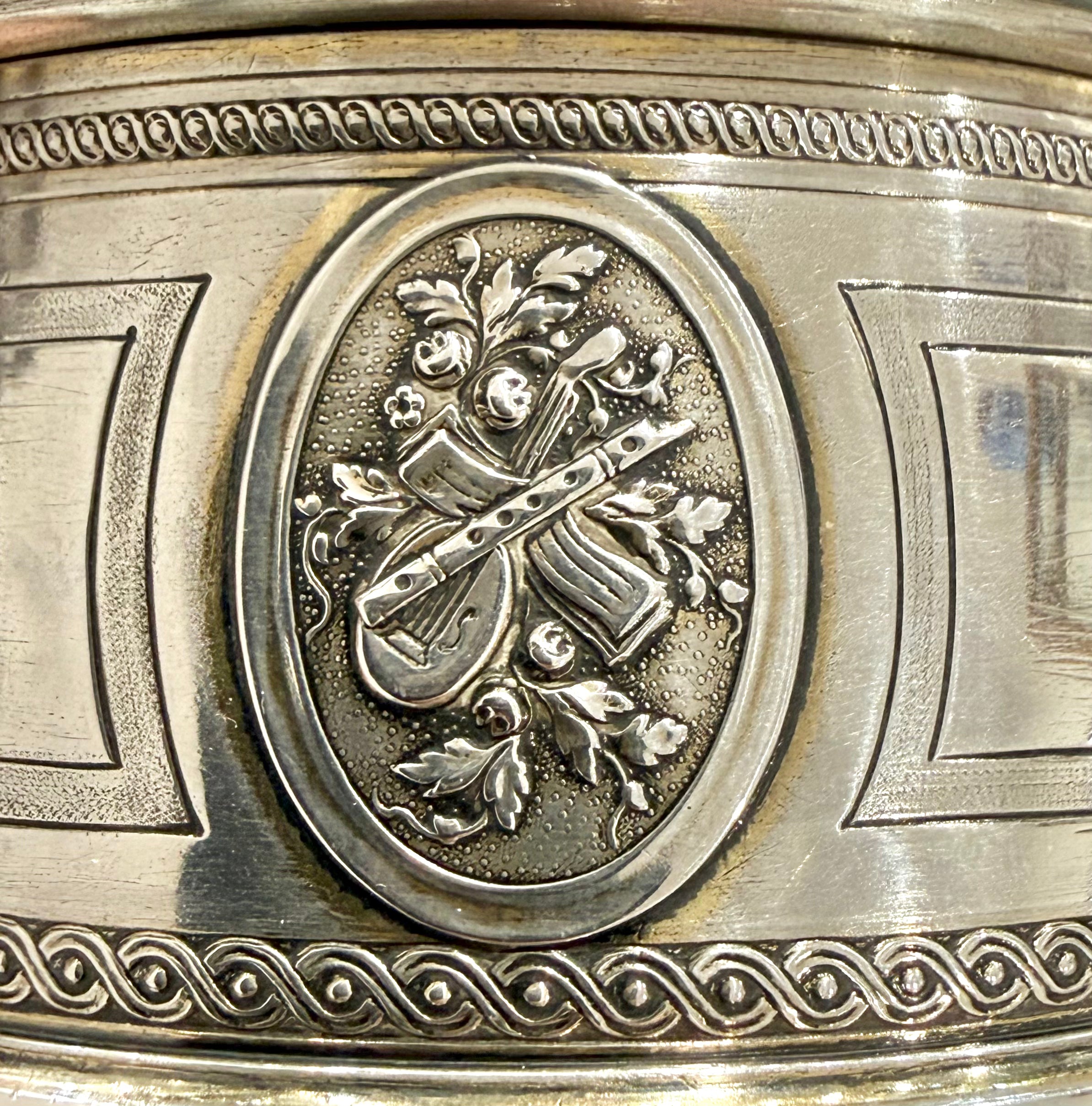 Very Fine French 19th Century Silver Gilt Box, PARIS c.1880