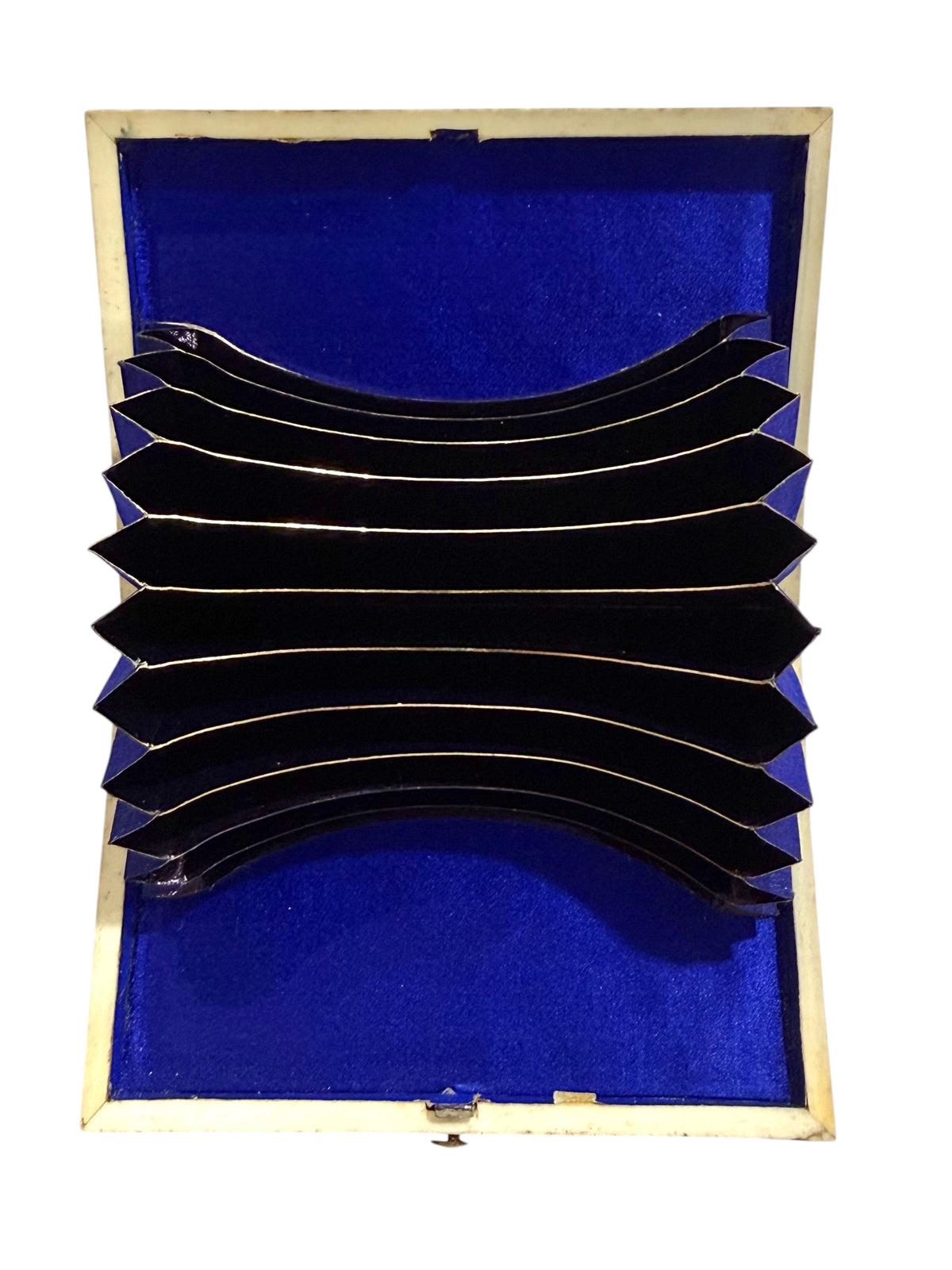 A very fine Victorian M.O.P. Card Case, Japanesque, c. 1880