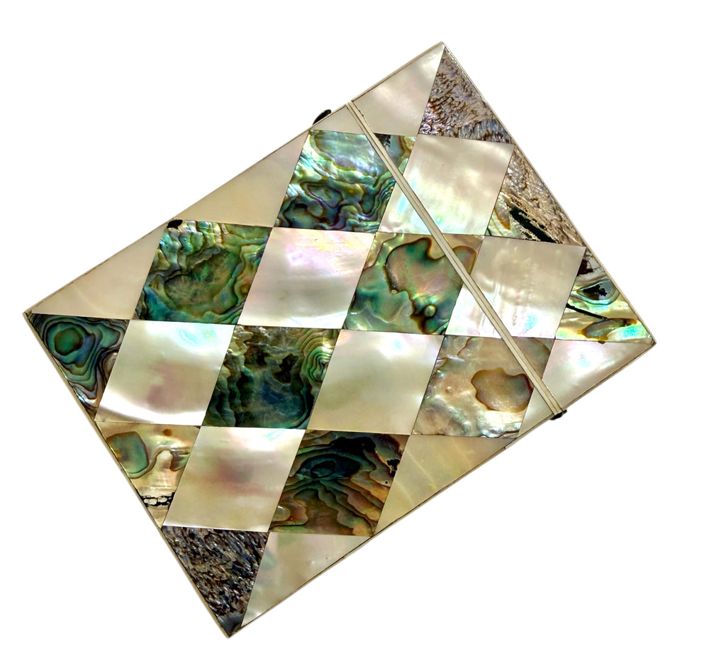 Victorian Abalone and M.O.P. Card Case, c. 1880