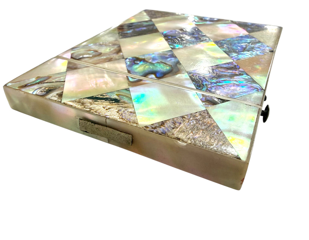 Victorian Abalone and M.O.P. Card Case, c. 1880