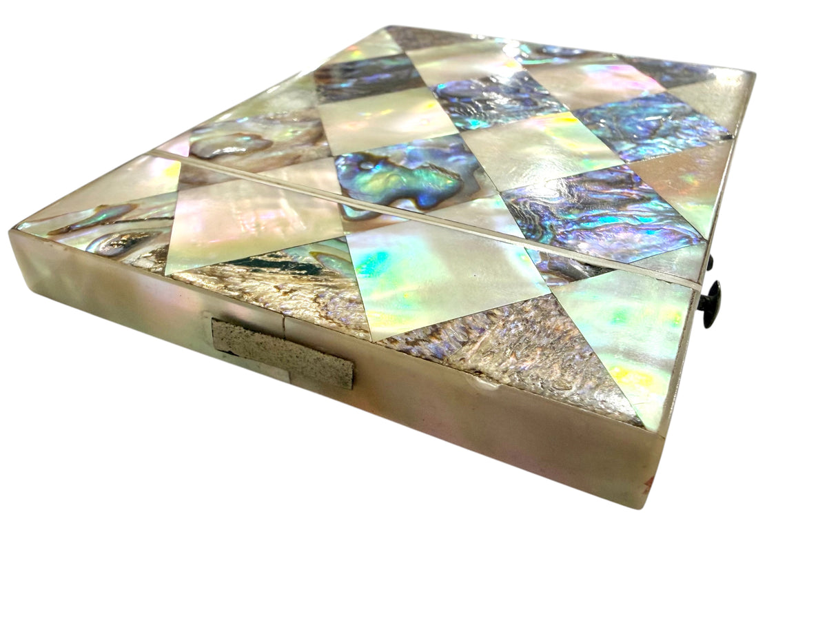 Victorian Abalone and M.O.P. Card Case, c. 1880
