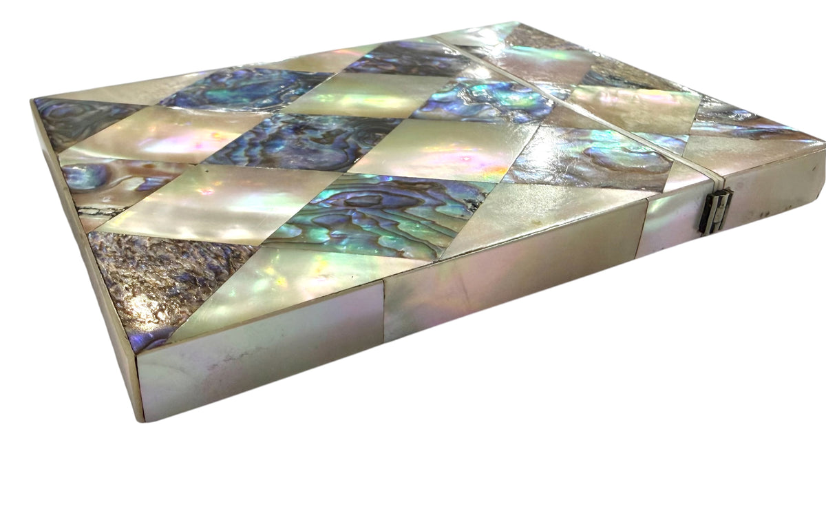 Victorian Abalone and M.O.P. Card Case, c. 1880