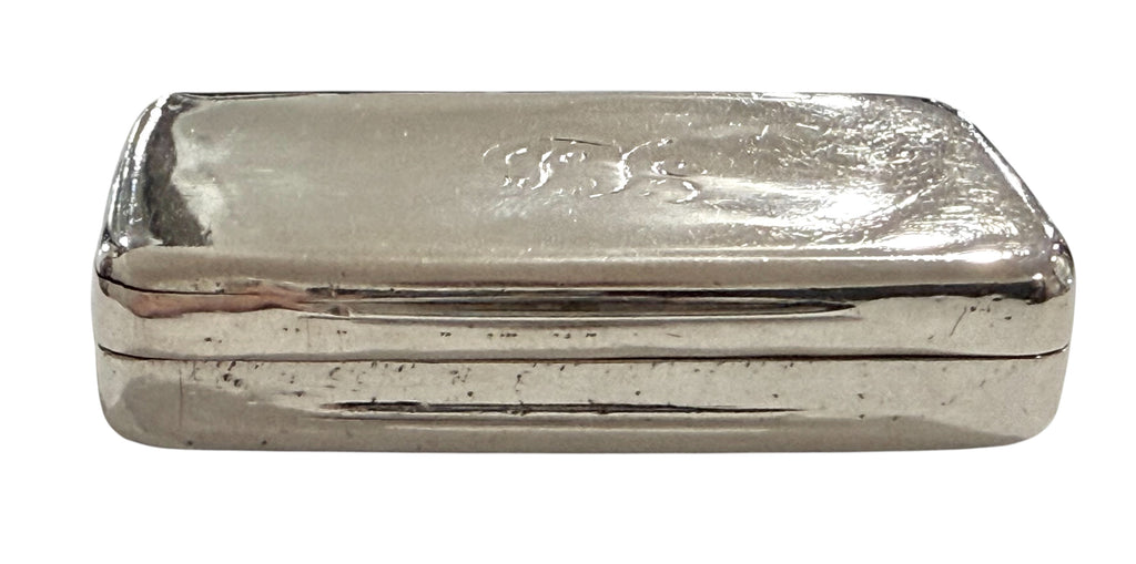Lovely small Georgian Sterling Silver Snuff Box, Birmingham 1810.