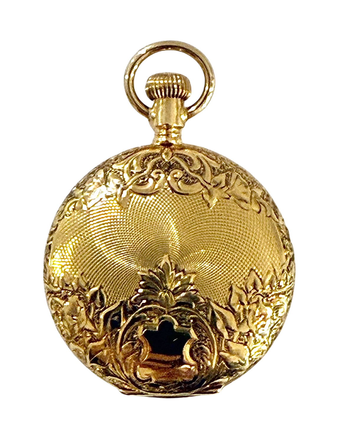 Beautiful 18ct Gold Ladies Pocket Watch, Waltham, 1901.