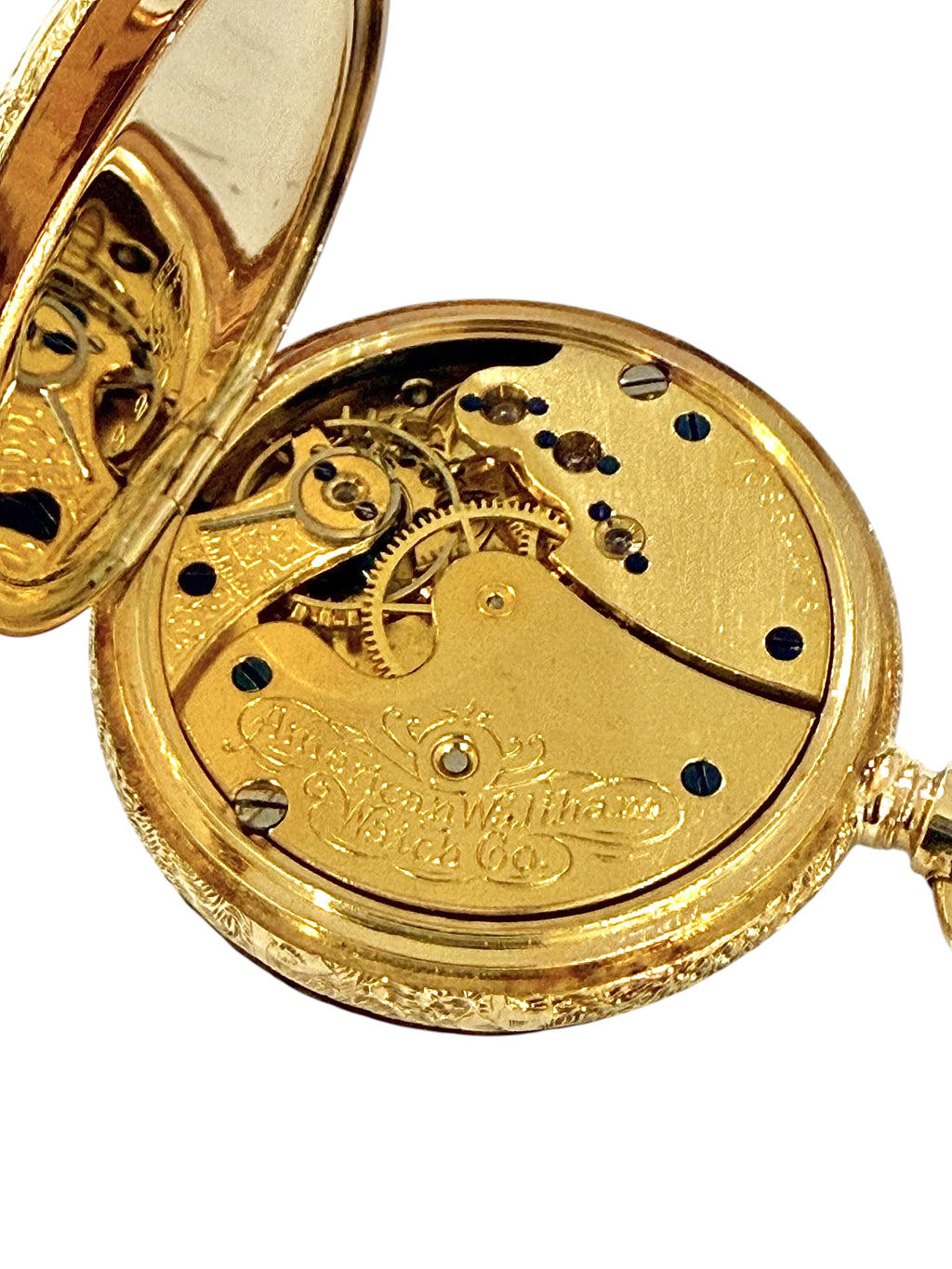 Beautiful 18ct Gold Ladies Pocket Watch, Waltham, 1901.