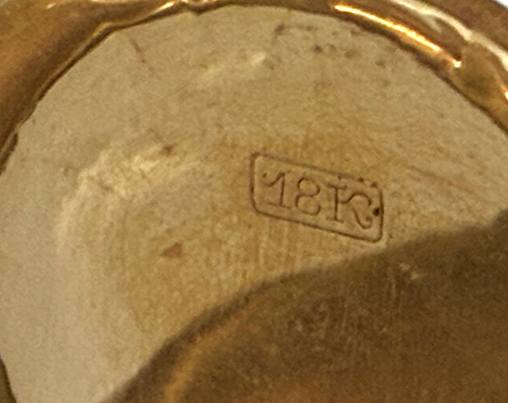 Fine 18 Carat Gold Swiss Ladies Half Hunter Fob Watch, c 1900.