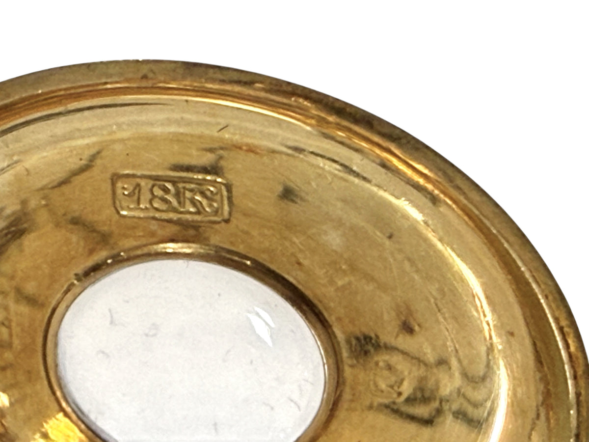 Fine 18 Carat Gold Swiss Ladies Half Hunter Fob Watch, c 1900.
