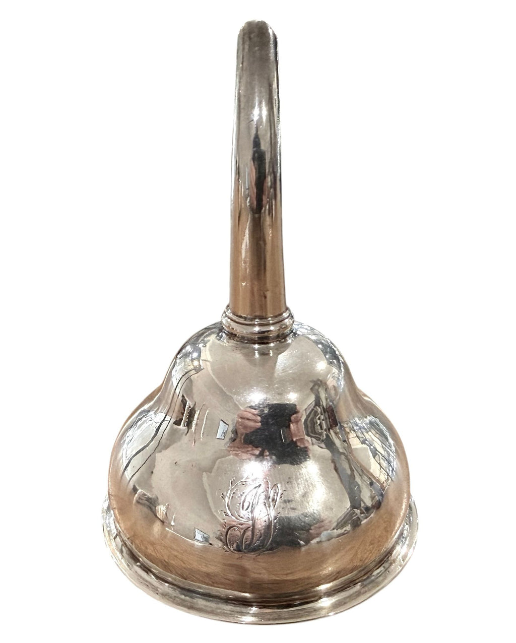 Irish George III Sterling Silver Wine Funnel, Dublin, 1780.