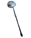 George II Sterling Silver Ladle with Turned Wooden Handles. London 1742. Thomas Rush.