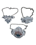 Victorian Sterling Silver Bottle Tickets