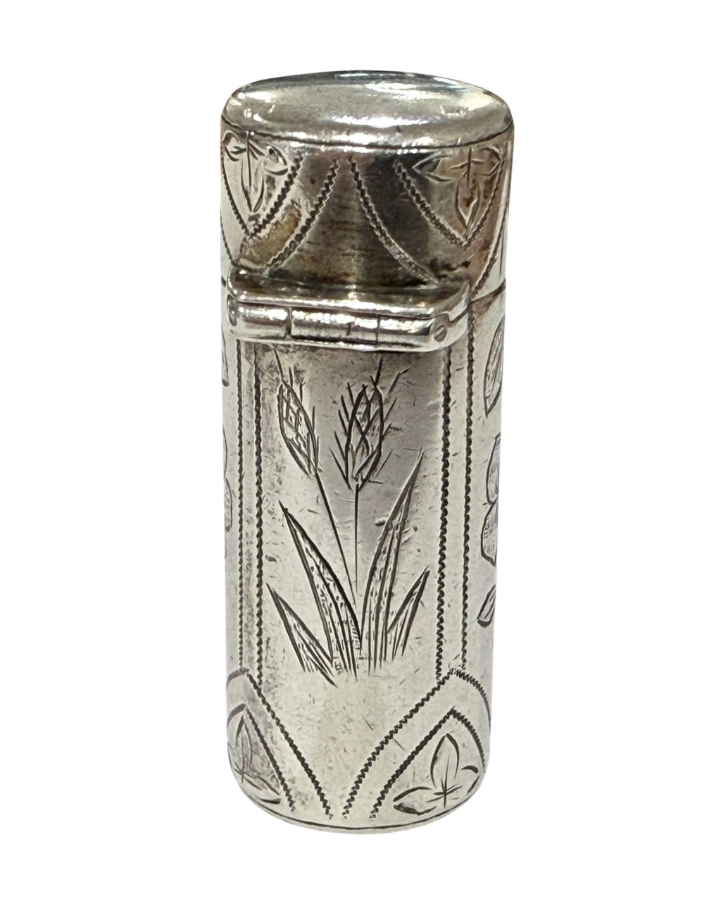 Victorian Sterling Silver Scent Bottle, London, 1884